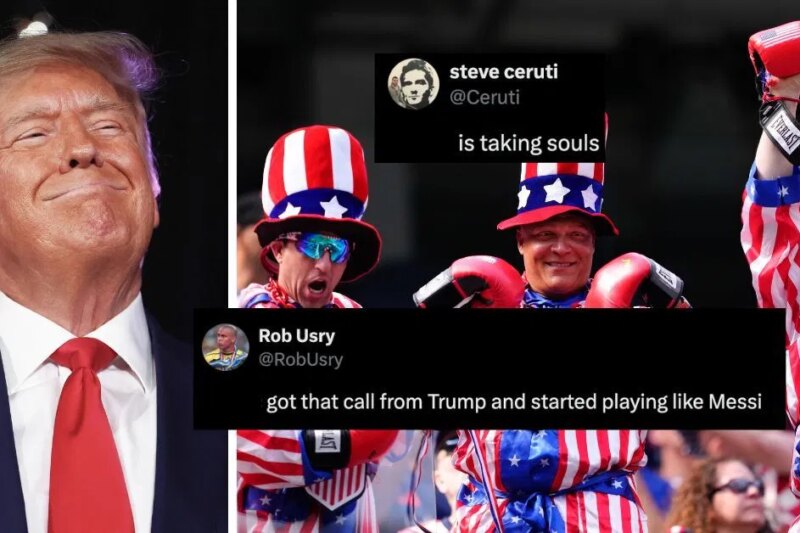 “Recebi aquela ligação de Trump e comecei a jogar como Messi”