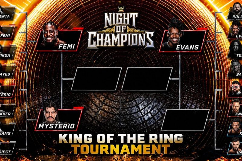 5 ausentes mais notáveis ​​​​do torneio WWE King Of The Ring 2026