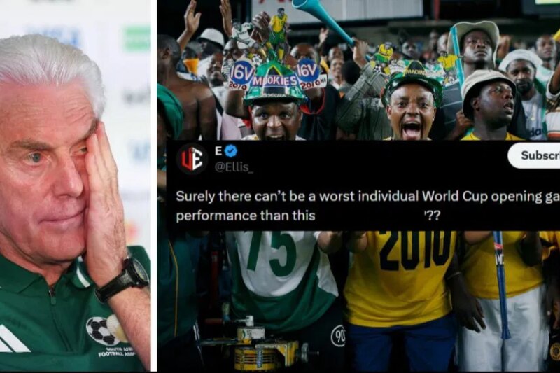 "Teve um choque absoluto", "Que desastre" – Os torcedores criticam a estrela da África do Sul por sua atuação na estreia da Copa do Mundo FIFA de 2026, contra o México