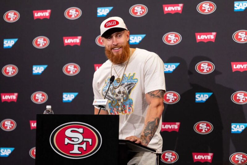 George Kittle exige campo gramado nos jogos da NFL depois que o estádio SoFi muda de superfície para a Copa do Mundo da FIFA