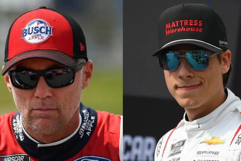 Kevin Harvick dá um conselho direto a Carson Hocevar após o incidente em Michigan: “Continue fazendo o que ele está fazendo”