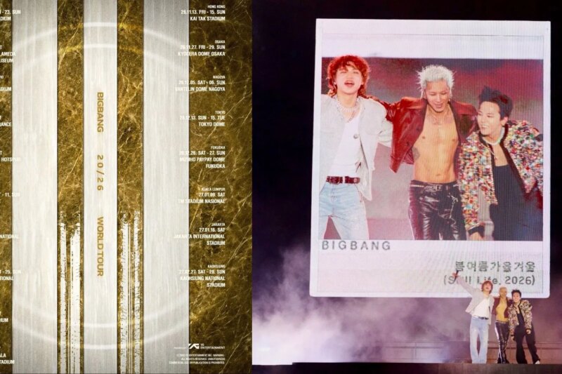 “Os reis do K-pop estão de volta” – Os fãs comemoram enquanto o BIGBANG anuncia a turnê mundial de 31 shows em estádios para o 20º aniversário