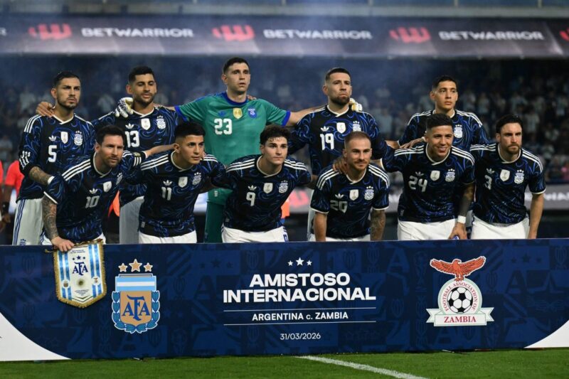 Argentina lidera ranking da FIFA antes da Copa do Mundo, EUA caem para 17º