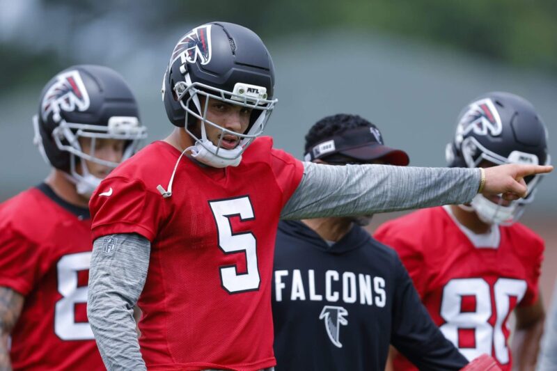 Caderno Falcons OTA: conversa difícil de Drake London e o papel de James Pearce neste outono