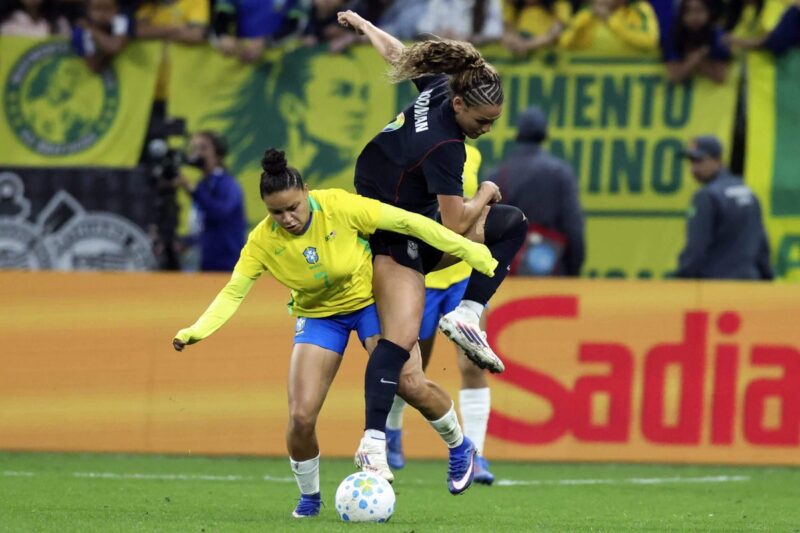 Dudinha do Brasil machucou ACL e menisco na derrota física por 1 a 0 para os EUA