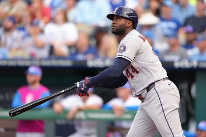 Yordan Alvarez ataca primeiro na batalha dos favoritos do MVP com 2 home runs no primeiro inning