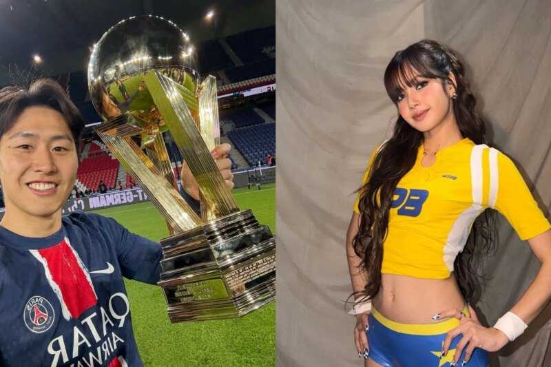 Lisa: “Tão solidária” – Os fãs reagem depois que Lisa do BLACKPINK compartilha uma foto vestindo a camisa 19 do jogador sul-coreano do PSG Lee Kang-in na história do Instagram