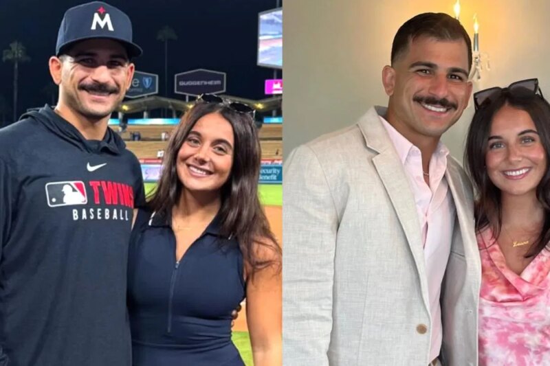 A noiva de Mickey Gasper, Leann Faour, veste biquíni de crochê rosa durante um passeio divertido