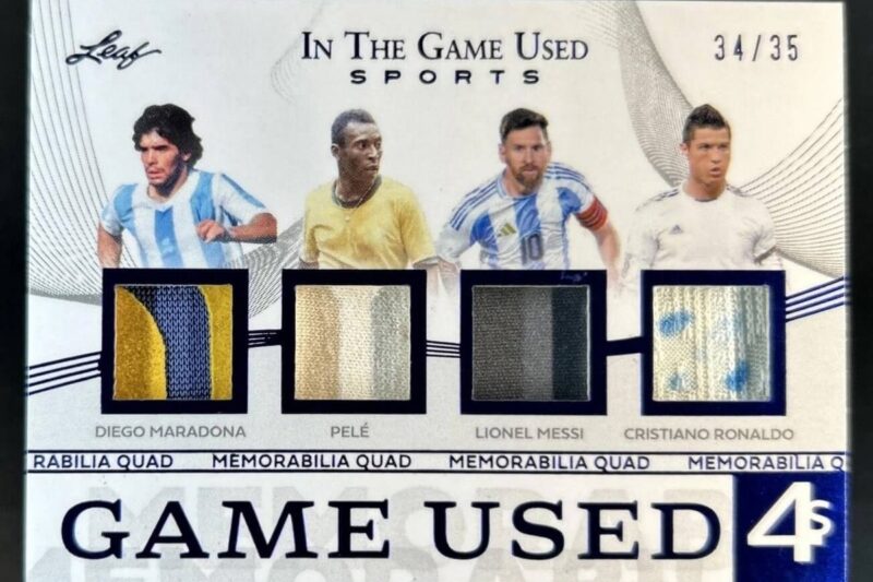 Messi, Cristiano Ronaldo, Pelé ou Maradona? Quem tem os itens colecionáveis ​​mais valiosos