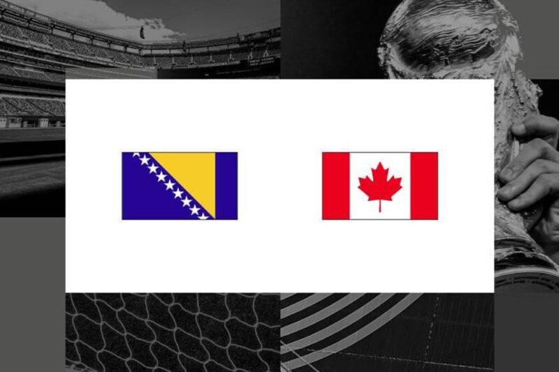 Como assistir ao jogo Bósnia e Herzegovina x Canadá na Copa do Mundo de 2026: canal de TV, opções de streaming